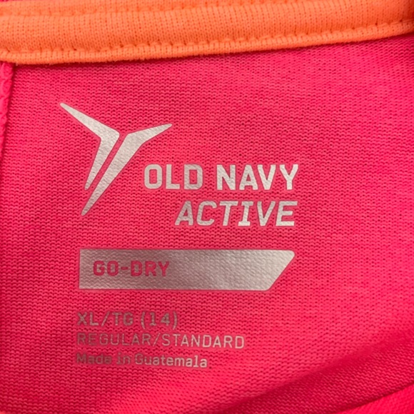 A pink Old Navy Active Hoodie. - Picture 2 of 2